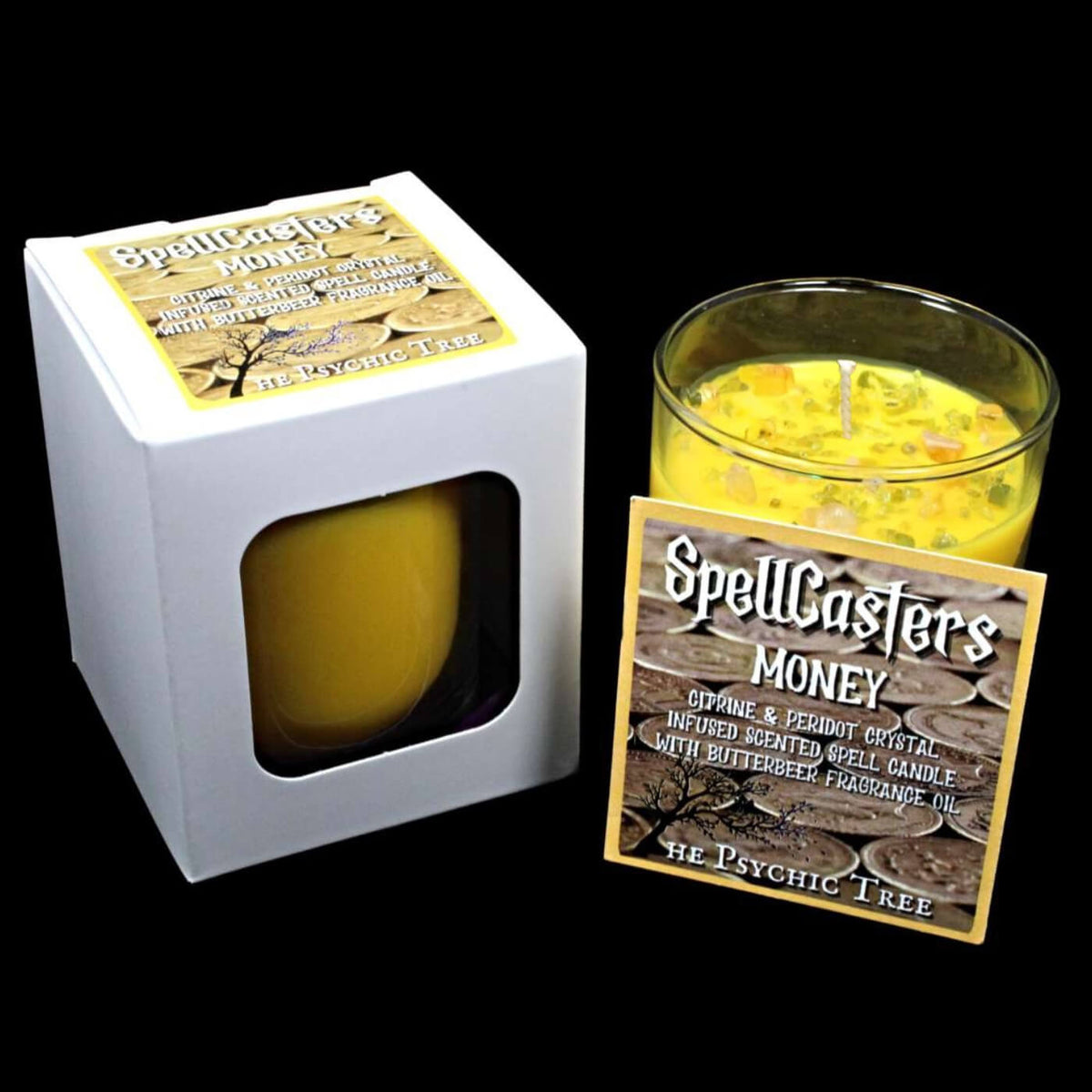 SpellCasters Money – Kristallinfundierte Duftzauberkerze