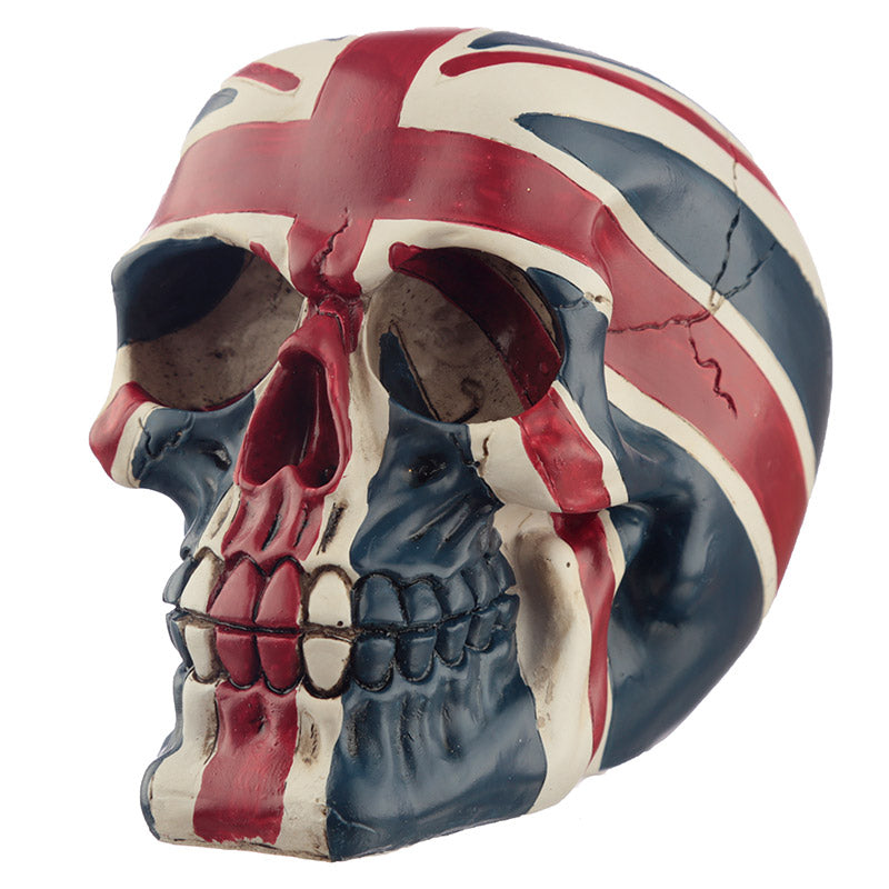 Gruesome Union Jack Skull Decoration