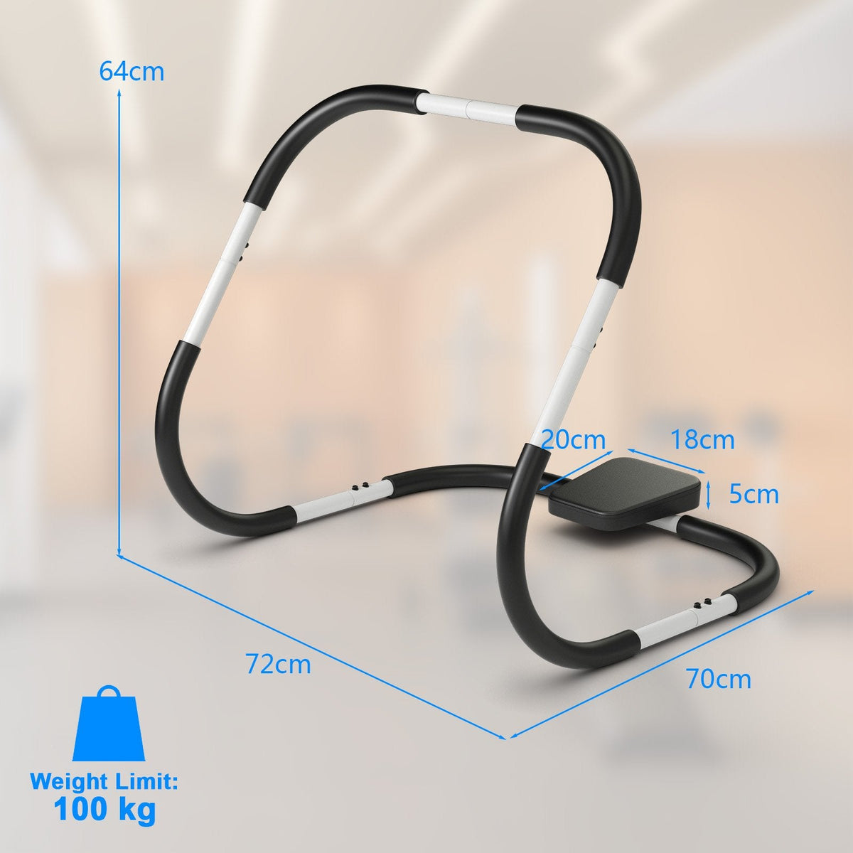 Portable AB Trainer with Padded Headrest