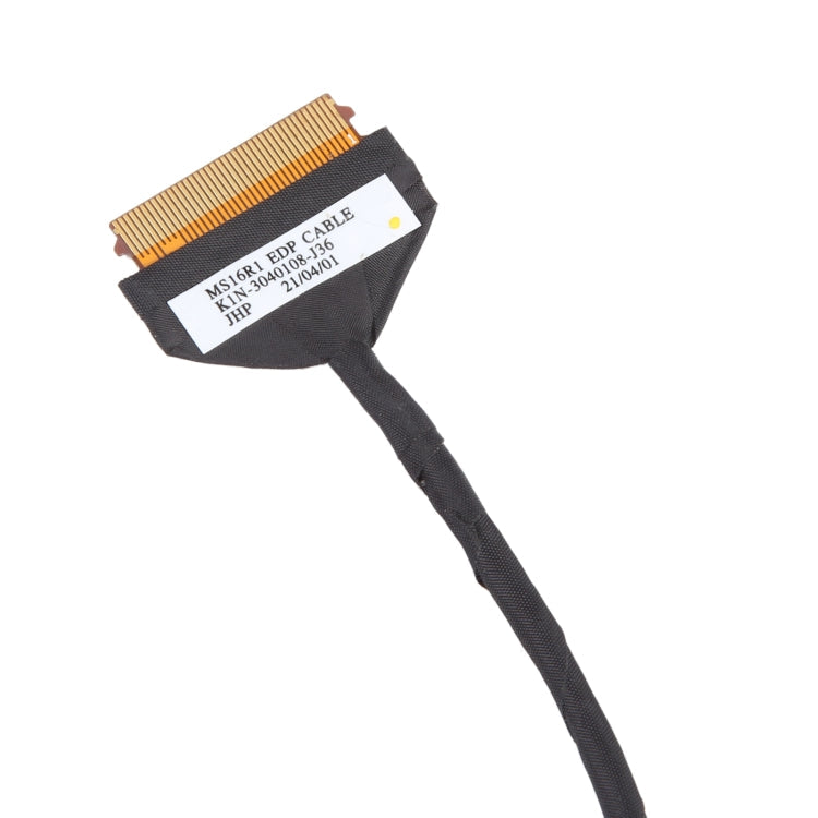 30Pin K1N-3040108-H39 K1N-3040108-J36 K1N-3040327-J36 LCD-Kabel für MSI MS16R1 GF63 8RD, für MSI MS16R1 GF63 8RD
