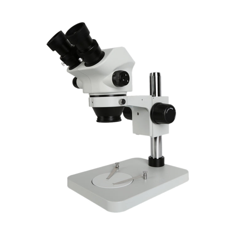 Professional Stereo Zoom Binocular Microscope | 7X–45X Magnification | LED Ring Light | Black or White