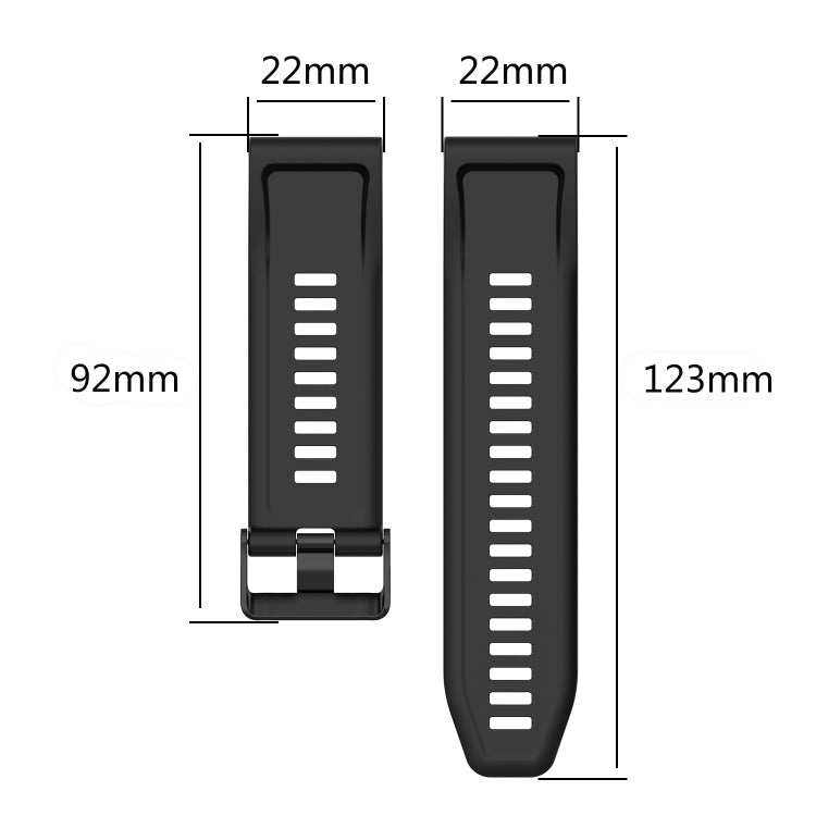 Correa de reloj de silicona de textura horizontal de 22 mm con herramienta de extracción, para Garmin Fenix 6 Pro GPS, para Garmin Fenix 6 Sapphire GPS, para Garmin Fenix 5