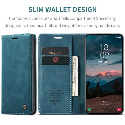 Funda de Piel Tipo Cartera Multifuncional CaseMe 013 – Samsung Galaxy S26+ / S26 Ultra / S26 / S25 FE 5G