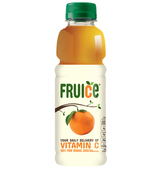 12 x Fruice Zumo de Naranja 100% Puro Concentrado 330ml