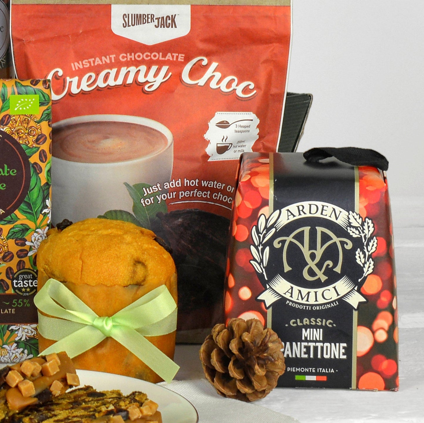 Nachhaltiger Weihnachtstee- & Kaffee-Geschenkkorb