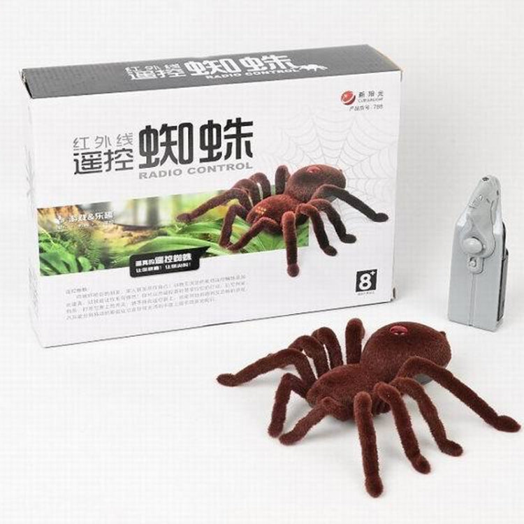 RC Infrared Remote Control Spider Toy with LED Lights – Ages 8+