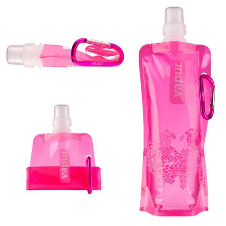 Foldable Silicone Water Bottle 500ml - Ultralight Collapsible Flask for Hiking & Camping