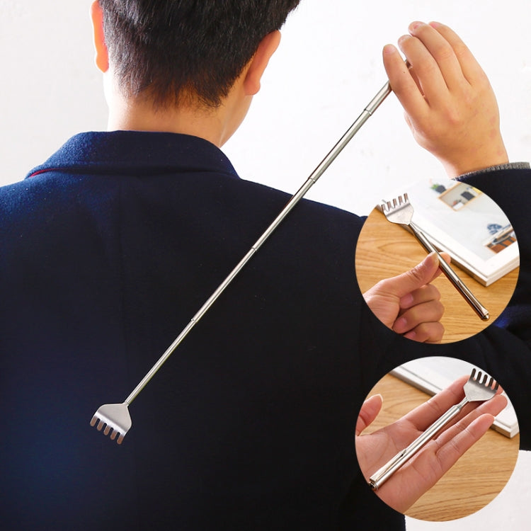 Telescopic Back Scratcher – Stainless Steel Extendable Claw Massager, Pack of 2