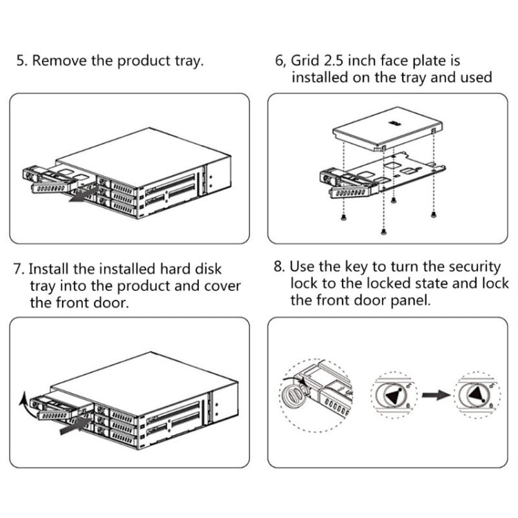 OImaster MR-6601 Six-Bay 2.5" SATA Hard Drive Enclosure with Cooling Fan & LED Indicators