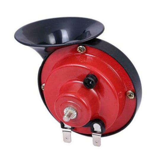 1 Paar 110BD 12V Motorrad-Elektroauto lautes Einzelschall-Schneckenhorn, Schneckenhorn