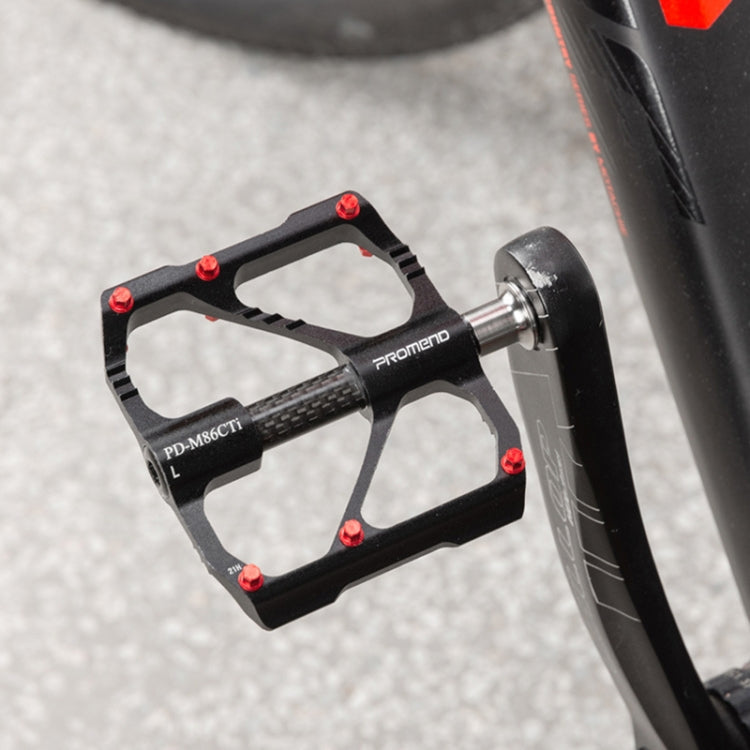 1 Paar PROMEND Titanachse Karbonrohr Fahrradpedal Mountainbike Rennrad 3 Palin Pedal, PD-M86C-TI
