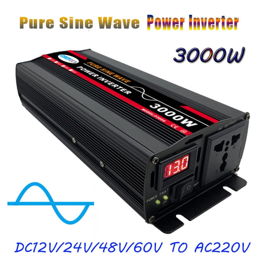 Pure Sine Wave Car Power Inverter | 12V/24V/48V/60V to 220V | 500W–2000W