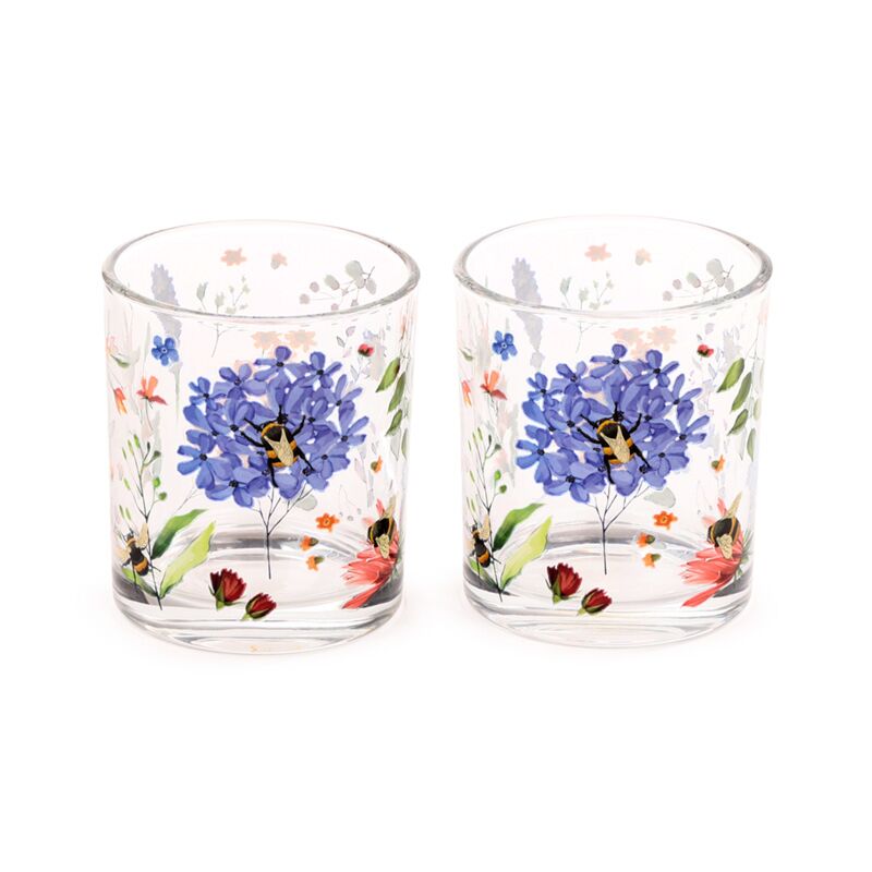 Nectar Meadows Set of 2 Glass Tumblers 250ml