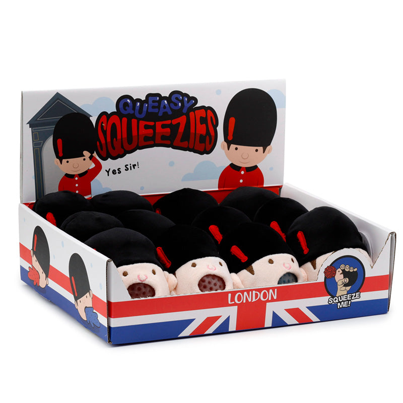 Queasy Squeezies London Guardsman Plush Squeezy Toy