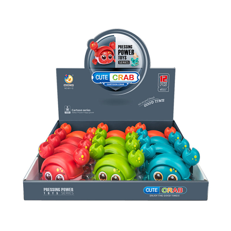 Press & Go Action Toy - Cute Crab Action Toy