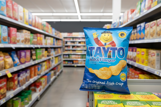 Patatas fritas Tayto sabor sal y vinagre 35g