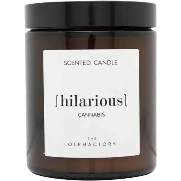 The Olphactory Hilarious Cannabis Scented Candle 135g