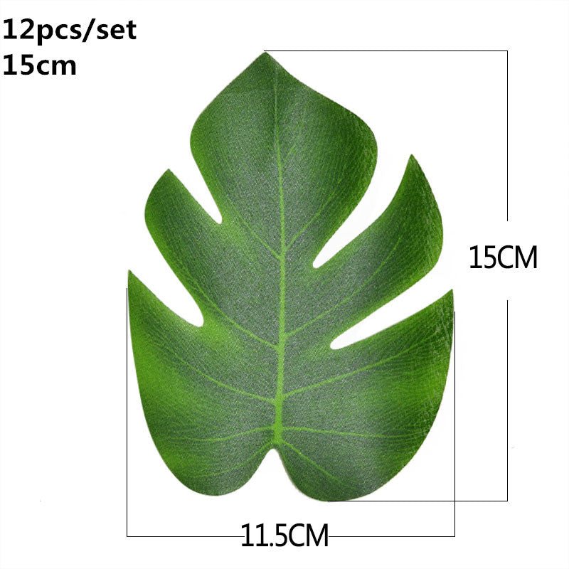 WNYZQ Tropical Monstera Turtle Leaves - Summer Decor for Parties & Weddings