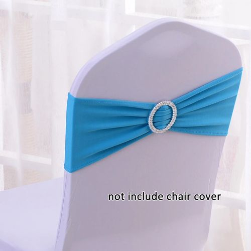 Elegant Spandex Chair Sashes for Weddings & Events - 100% Polyester