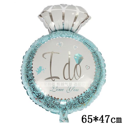 Disney Big Gold Diamond Ring Foil Balloons for Celebrations