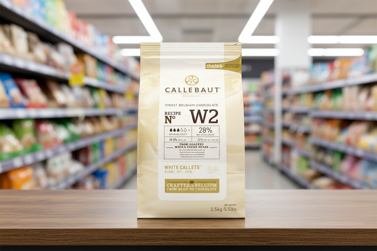 Chocolate belga blanco Callets Callebaut Finest 2,5 kg
