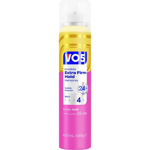 VO5 Invisible Extra Firm Hold Hairspray 400ml