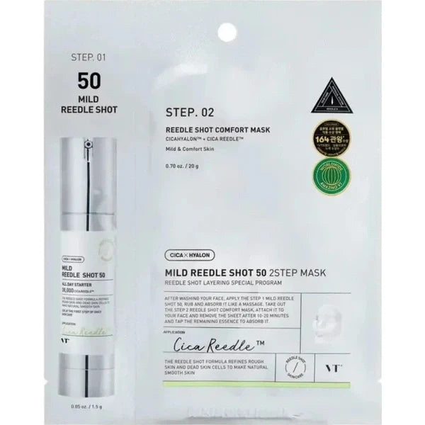 VT Cosmetics Reedle Shot 50 2-Step Mild Mask 25g