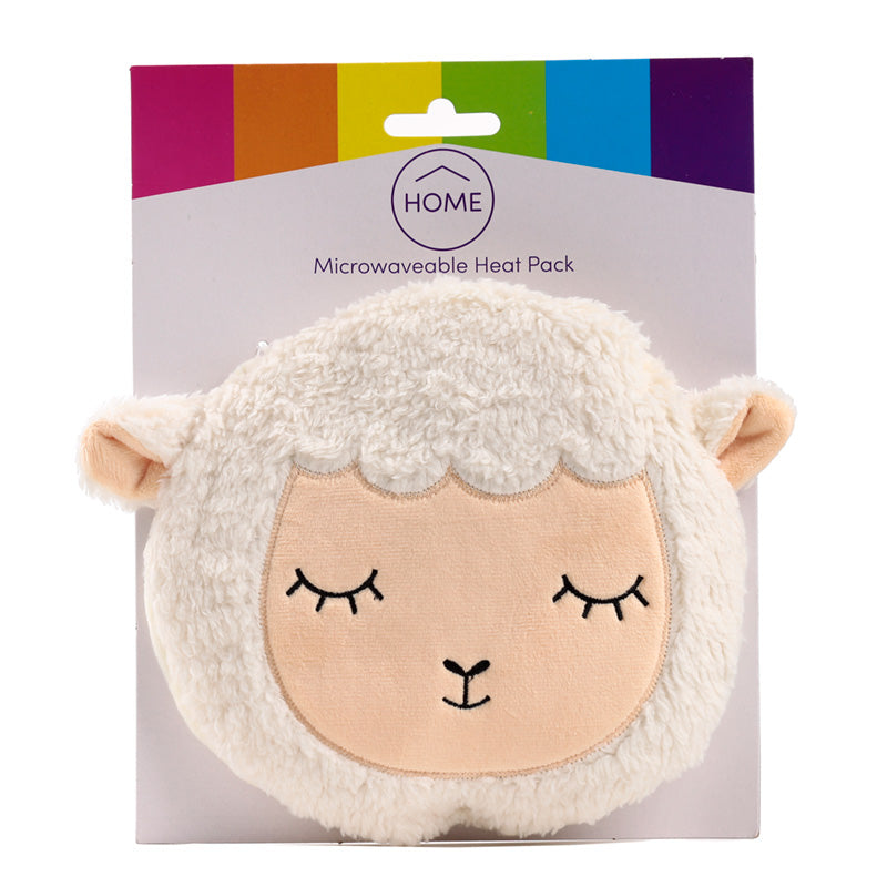 Microwavable Plush Round Lavender Heat Pack - Sleepy Sheep