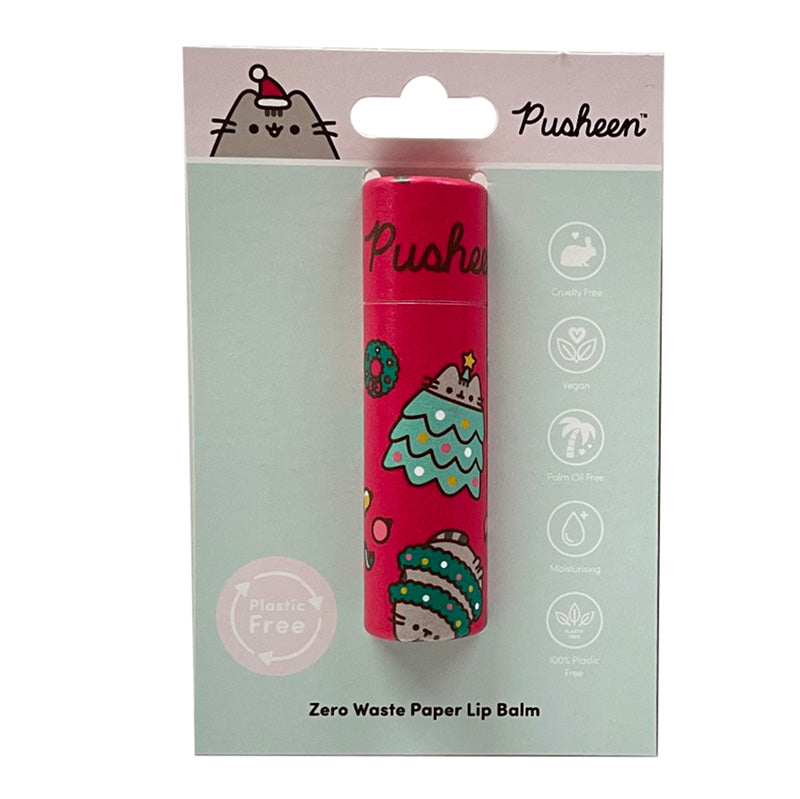 Christmas Pusheen the Cat Paper Stick Lip Balm