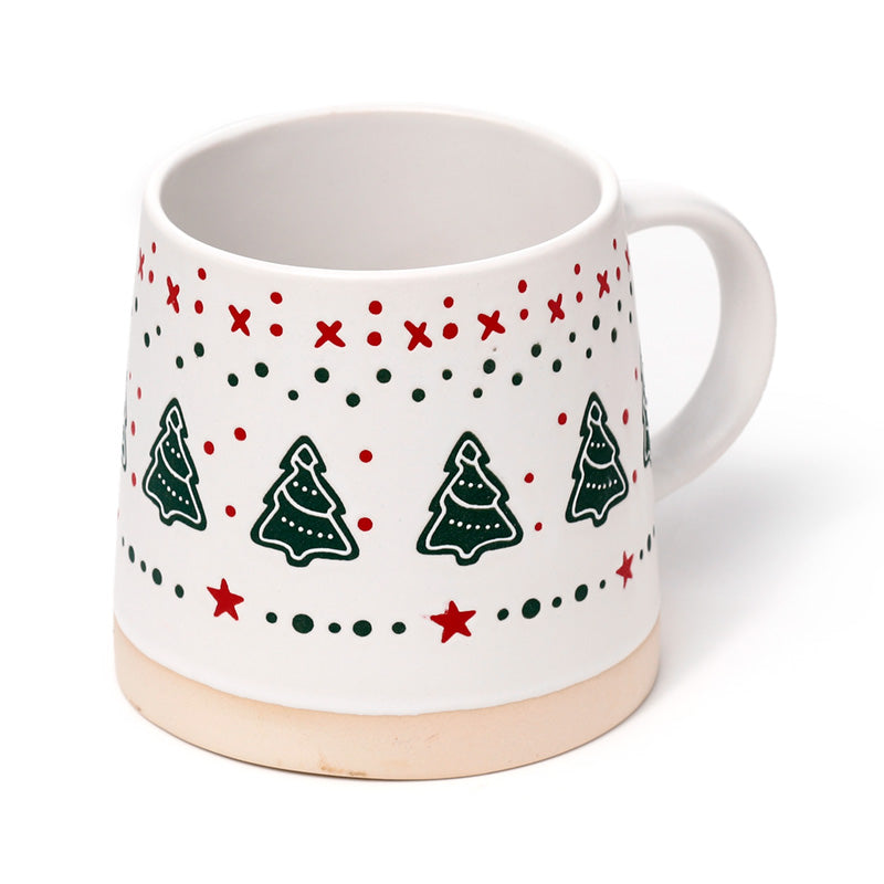 Christmas Tree Stoneware Mug