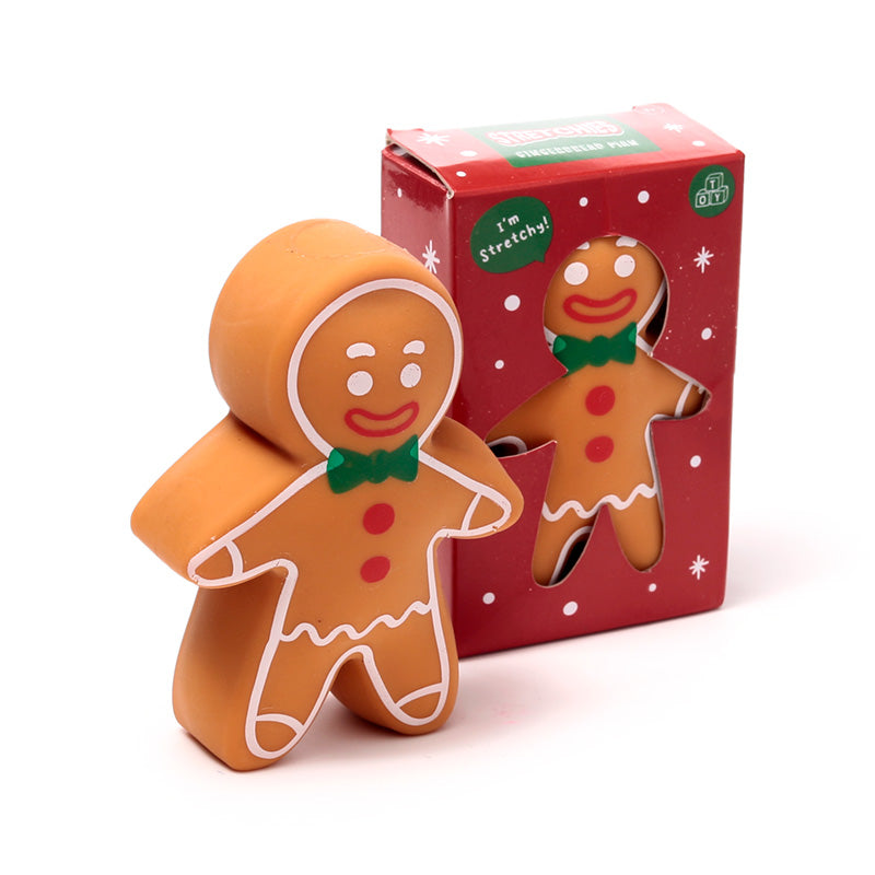 Stretchy Baker Street Christmas Gingerbread Man Toy