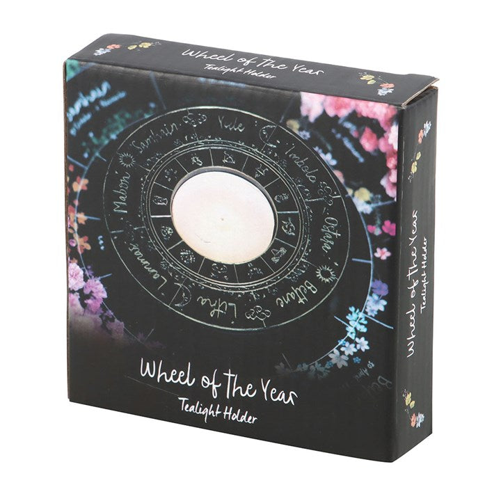 Wheel of the Year Tealight Candle Holder