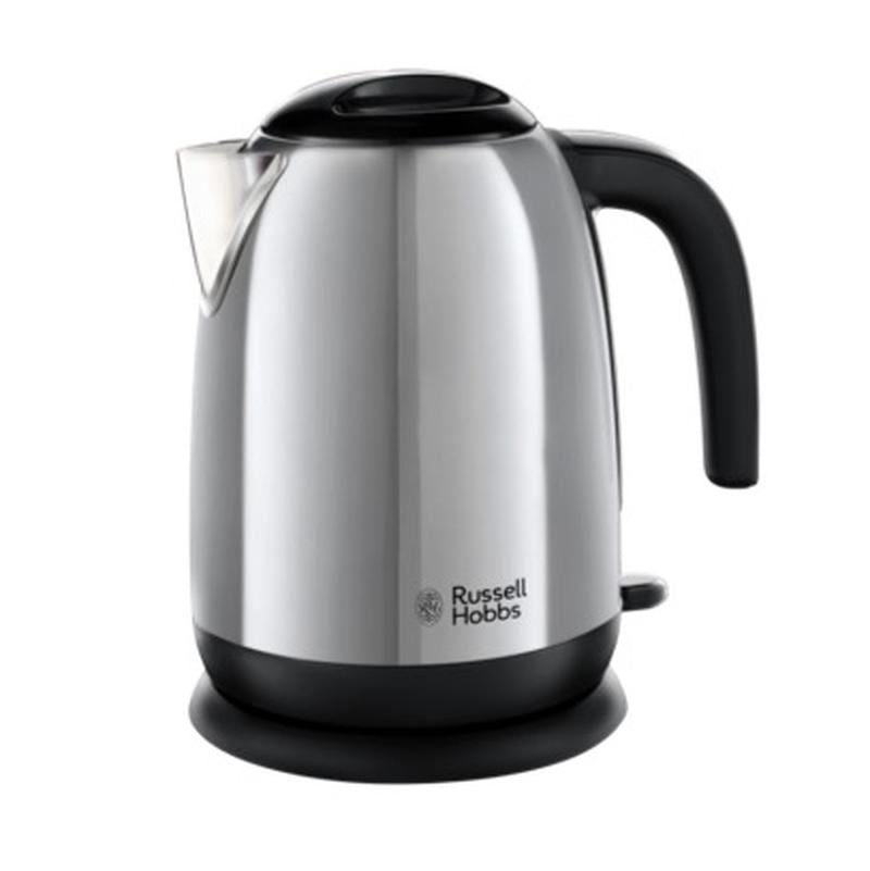 Russell Hobbs Adventure Polished Stainless Steel Open Handle Kettle UK Plug