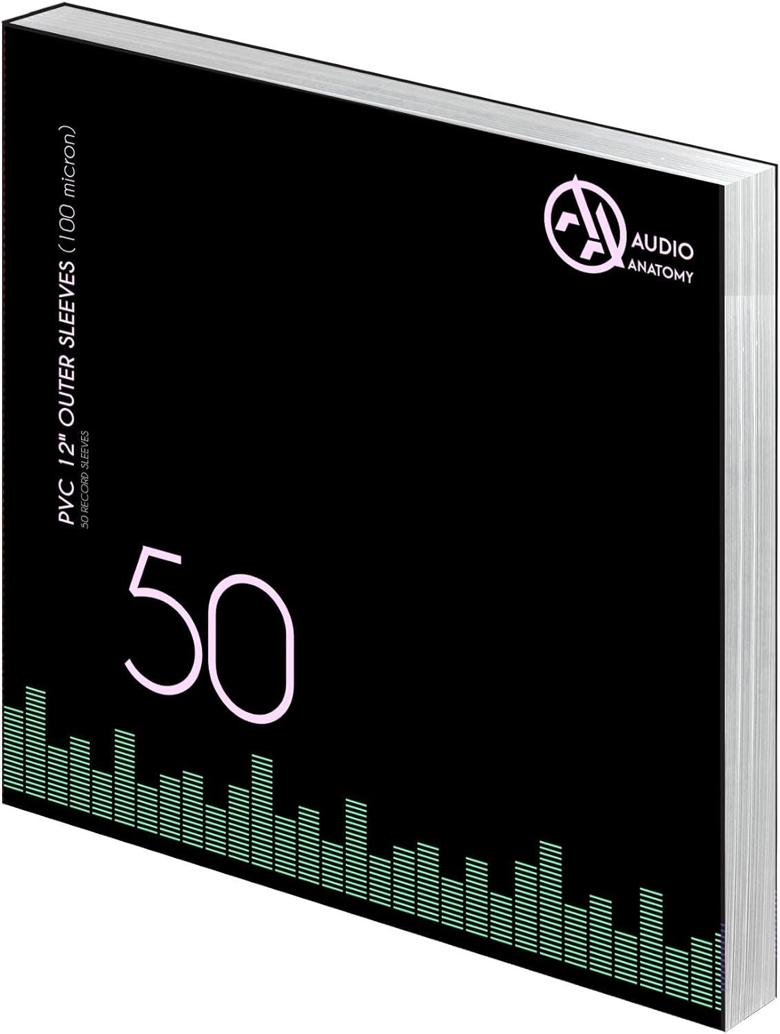 Audio Anatomy 50x PVC Outer Sleeves 12 Inch (100 Micron)