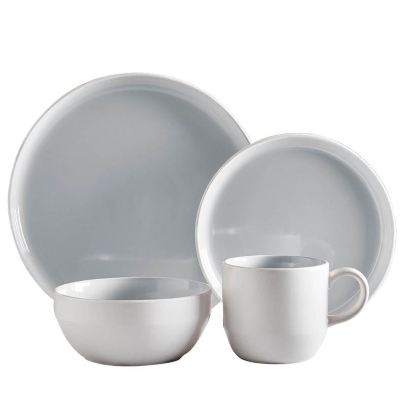 Tower Barbary & Oak Grey Oslo 16 Piece Dinnerware Set