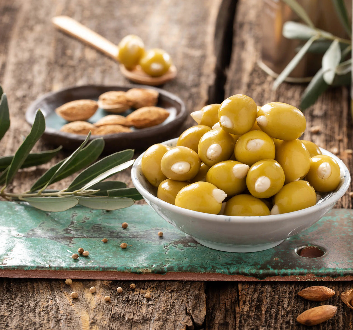 Alan Gourmet Almond Stuffed Green Olives 265g