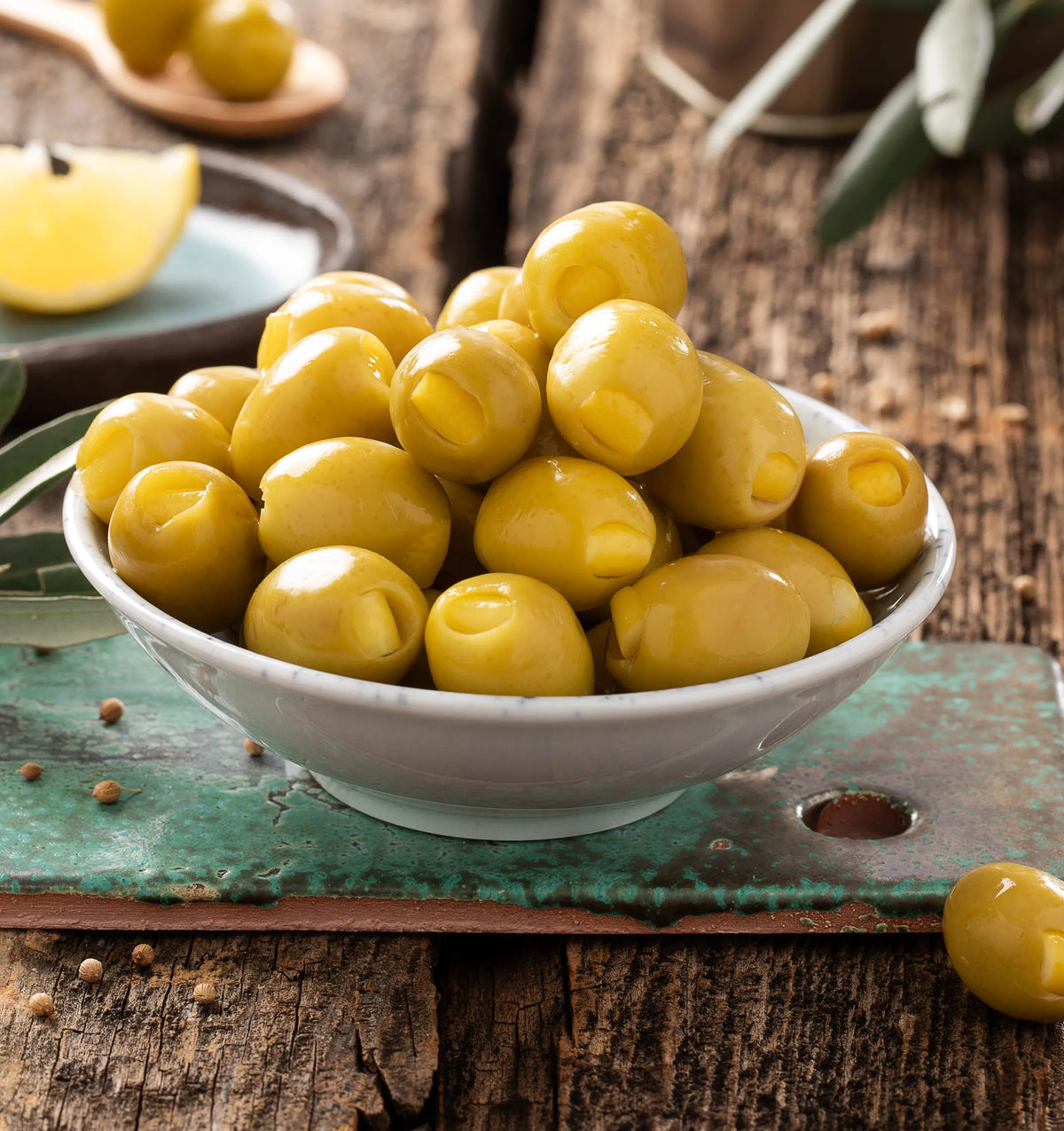 Alan Gourmet Lemon Stuffed Green Olives 265g
