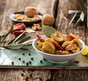 Alan Gourmet Mediterranean Green Olive Mix with Walnuts 530g