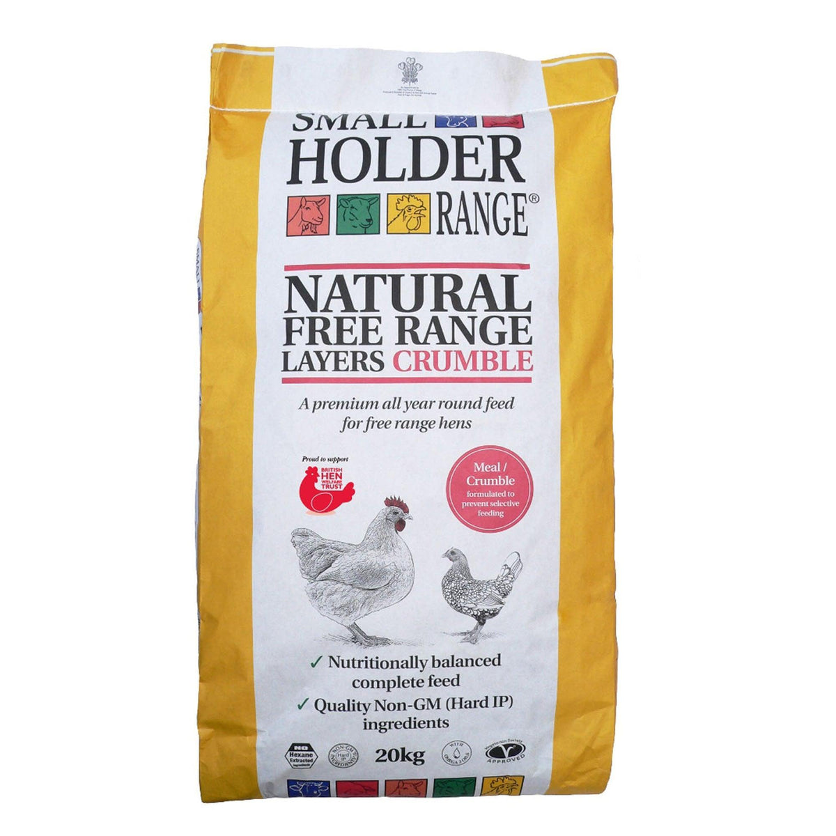 Allen & Page Natural Free Range Layer Meal Crumble 20kg