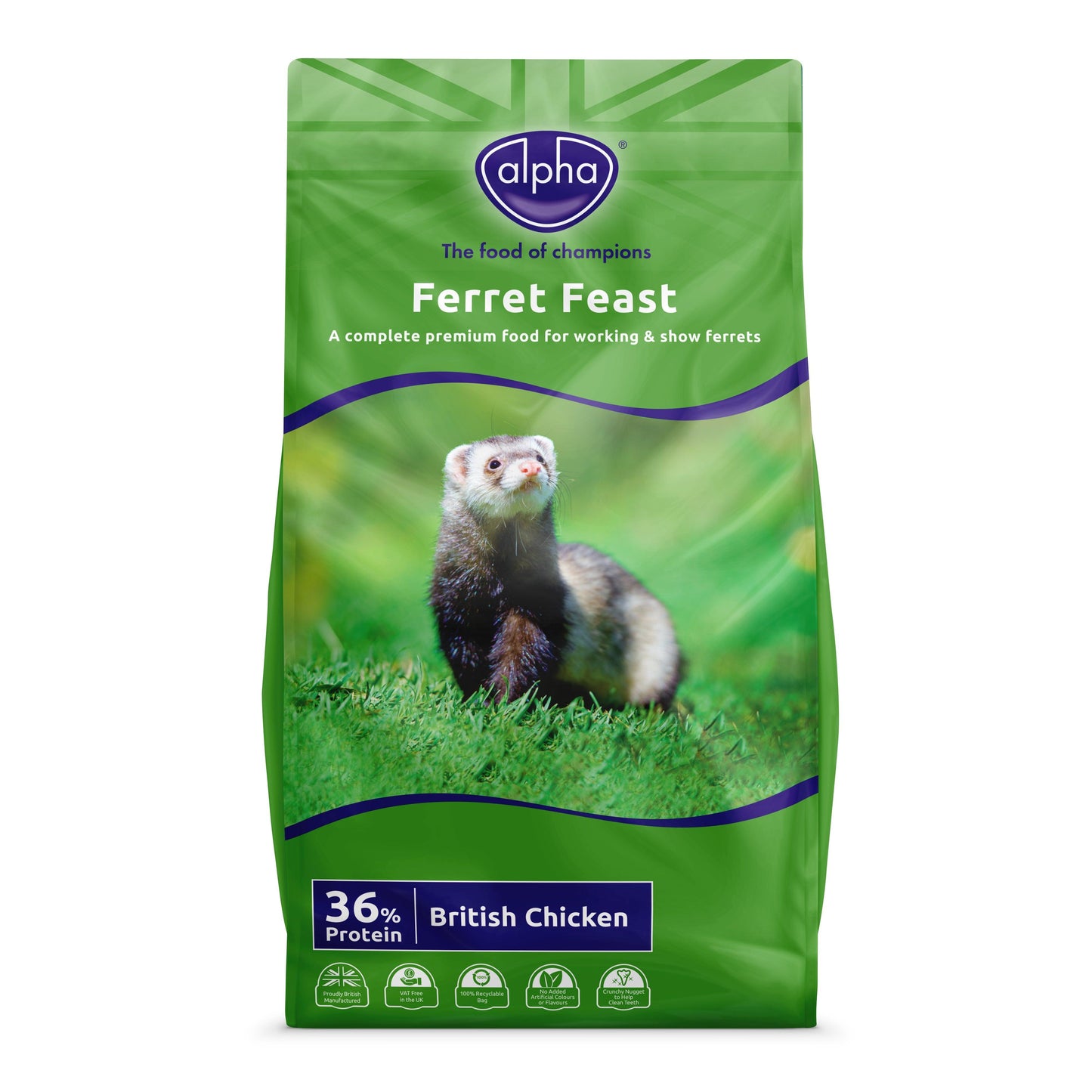 Alpha Ferret Feast – Premium Alleinfuttermittel für Frettchen | 25kg