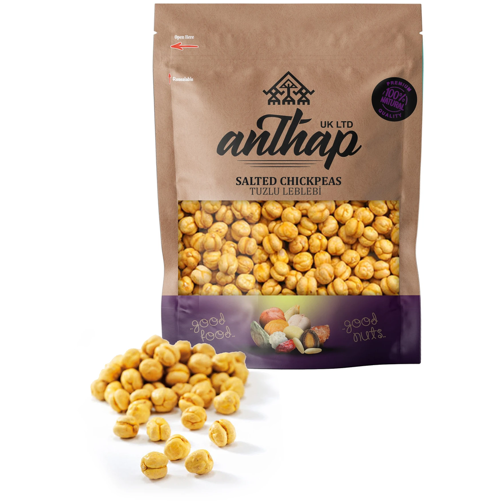 Anthap Roasted Salted Chickpeas (Tuzlu Leblebi) 150 Gr
