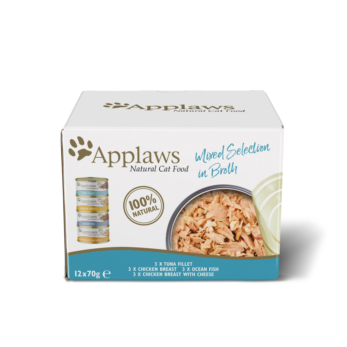 Applaws Cat Supreme Select Tins 12 x 70g - Case of 4