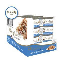Applaws Cat Tin Tuna and Crab, 70g - Case of 24