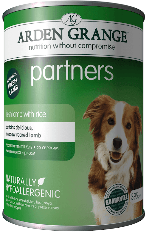 Arden Grange Partners Lamb, Rice and Vegetable Dog Food 6 x 395g - Case of 4