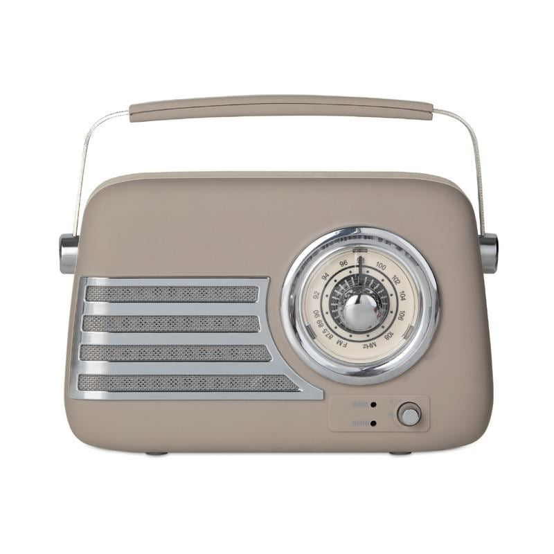 Akai Brown Vintage Bluetooth Portable Vintage Radio