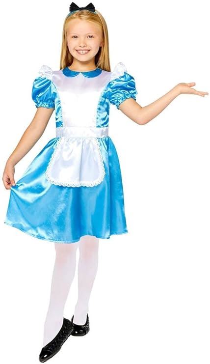 Alice In Wonderland Child's Costume - Age 6-8 Years