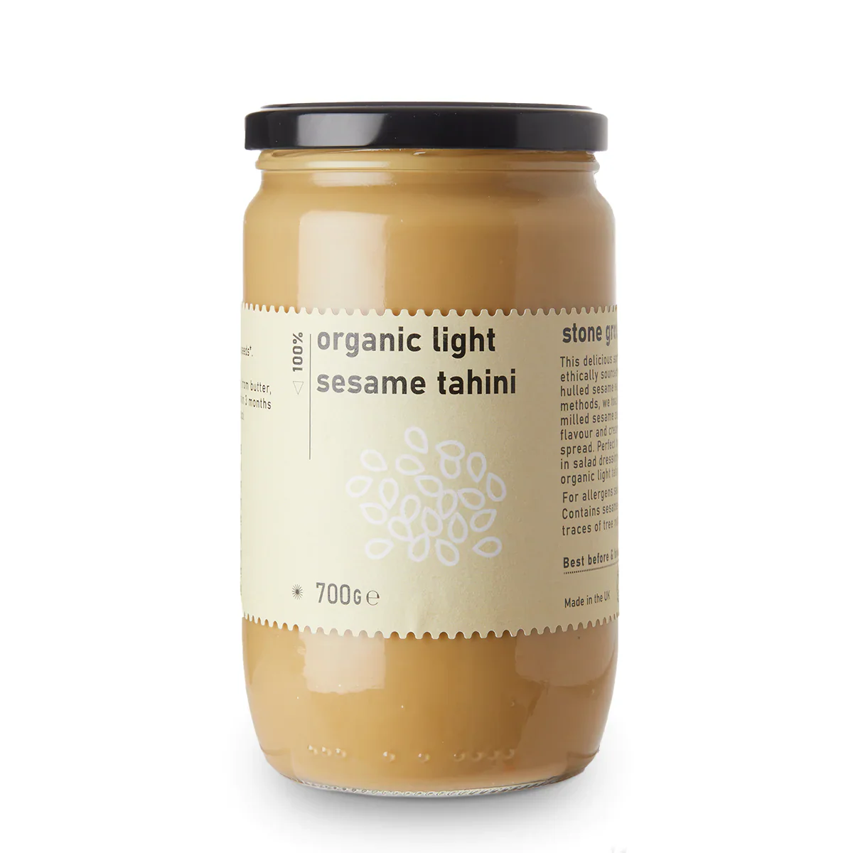 Tahini de Sésamo Claro Ecológico - RAWGORILLA