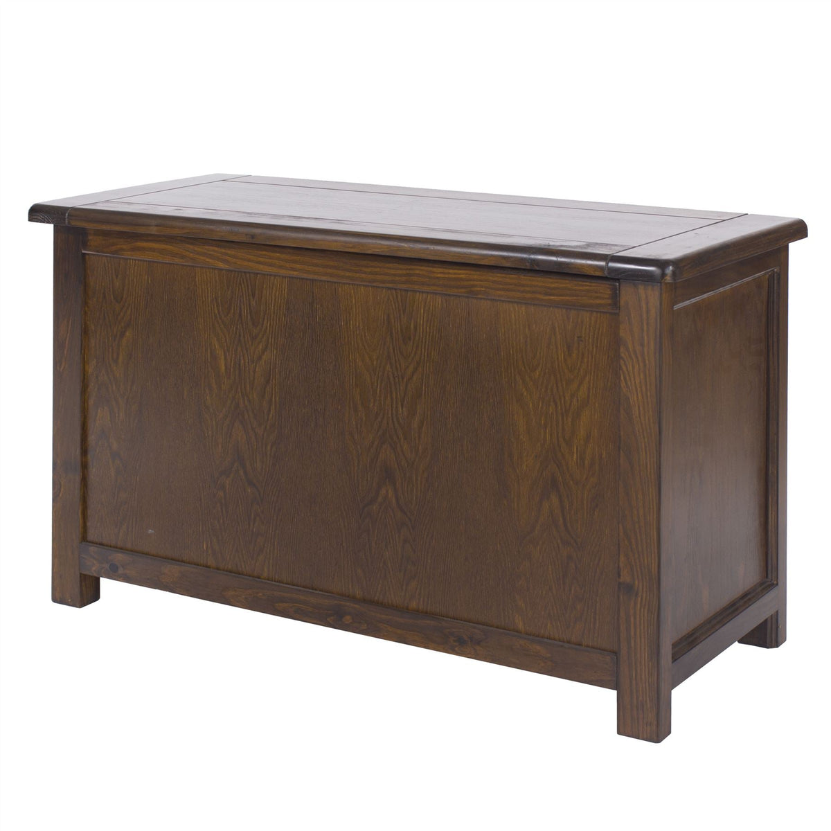 Boston Ottoman Rich Dark Brown Lacquer Finish