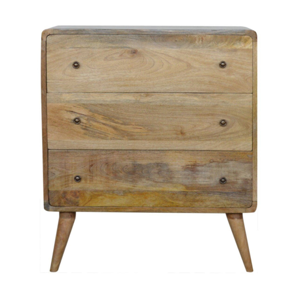 Artisan Curved Oak-ish Chest