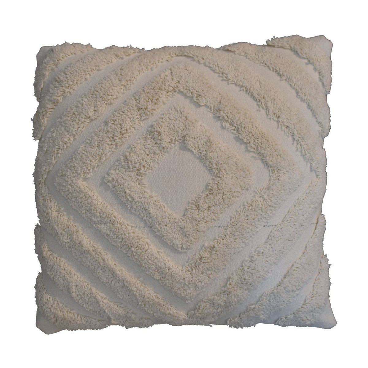 Artisan Cream Diamond Cushion Set of 2